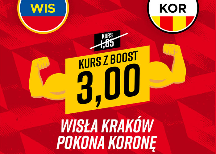 Podbity kurs na zwycięstwo Wisły Kraków