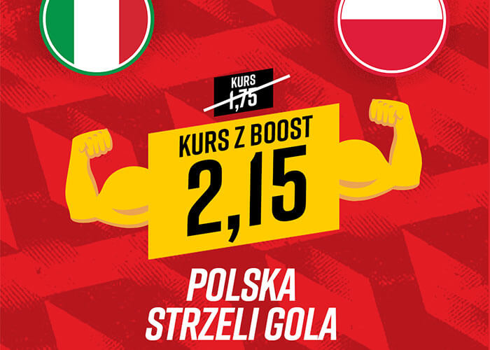 BOOST kursu na bramkę Polaków w meczu z Włochami